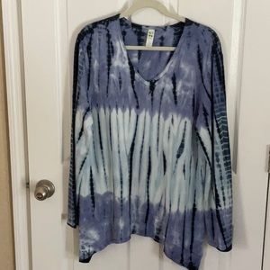 Casual tie dye shirt